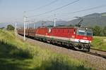 1144 243 + 1144 104 mit G47407 bei Niklasdorf am 20.06.2017.