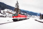 1144 260-7 fährt mit dem IC 512  Schöckl  (Graz Hbf - Salzburg Hbf) kurz vor Radstadt vorüber.