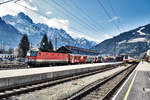 Aufgrund der Umbauarbeiten im Bahnhof Lienz kommt es derzeit oftmals zu einem recht interessanten Betriebsablauf für die Züge von und nach Innichen.