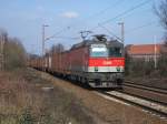 1144 203 mit einem Mllzug am 8.3.2008 durch Limmer -> Linden