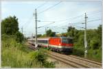 1144 207 mit OIC 250 von Maribor nach Wien Meidling bei Guntramsdorf Thallern, 27.5.2011 (Notschlachtung ;-))
