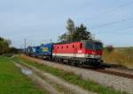 1144 220 mit einem Walter-KLV am 13.10.2012 bei Ostermnchen.