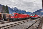 Seit der Einstellung der Korridorzüge Lienz - Innsbruck sind 1216er eher eine Seltenheit in Lienz.