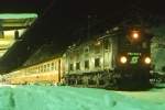 1180 004 beim Rangieren in Feldkirch, 29.12.1986.