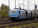 Am 19.10.2016 kam die 187 930-3 [Name: Elisabeth] von der LTE Logistik- and Transport- GmbH, aus Richtung Hannover nach Stendal und fuhr weiter in Richtung Magdeburg .