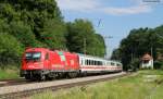 1216 015-6 mit dem EC 85 (Mnchen Hbf-Bologna Centrale) in Aling 4.6.11