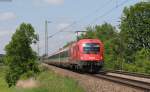 1216 015-6 mit dem EC 89 (Mnchen Hbf-Verona Porta Nuova) bei Hilperting 18.5.13