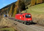 1216 007 mit einer Rola am 03.11.2011 bei Wolf am Brenner.