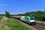 1216 954 mit einem Kesselzug am 16.06.2018 bei Sandbach.