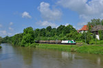 1216 960 mit einem Kesselzug am 10.06.2016 bei Volkmannsdorf.