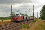 1293 052 der ÖBB führte am 27.06.23 einen Silozug durch Wittenberg-Labetz Richtung Dessau.