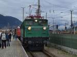 Die 1670 104 am 23.08.2008 ausgestellt in Wrgl anlsslich 150 Jahre Eisenbahn in Tirol.