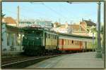 1670.25 als E 6105  Erlebniszug Wachau  am Abend des 15.8.2006 bei der Durchfahrt in Wien Hernals.