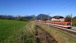 4010 009 der GEG (sterreichische Gesellschaft fr Eisenbahngeschichte), fhrt als Planstrom SDZ von Linz nach Bischofshofen. 
Windischgarsten 4.10.2010
