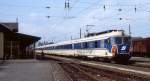 Im August 1980 fährt der 4010.04 in den Bahnhof Zeltweg ein