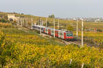 4020 318, unterwegs als S-Bahnzug nach Wiener Neustadt Hbf.