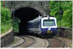 Kurz vorm Ende nochmal einen 4020 am Semmering erlegt: 4020.274 alias R2964 beim 89m langen Eichbergtunnel. Ab 5.7.2010 werden sie ja durch 5047er ersetzt; 13.6.2010.