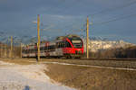 4024 086-3 als S-Bahn bei Schlins in Richtung Bludenz. 14.2.18