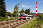 4024 107-7 passiert die neue Brücke in Lindau. 17.8.18