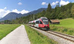 ÖBB 4024 094-7 ist als REX von Garmisch-Partenkirchen nach Innsbruck unterwegs.