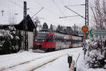 S-Bahn Vorarlberg, 4024 079-8 bei der Einfahrt Lindau Hbf.