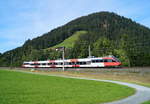 4024 105 als REX 1513 (Wörgl Hbf - Schwarzach-St. Veit) bei Kitzbühel Schwarzsee, 14.09.2019.