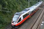 ÖBB 4024 103-5 fährt am 01.September 2019 als S60-Zug 26025 (Wr.Neustadt Hbf - Bruck/Leitha) in den Bahnhof Wien Meidling ein.