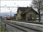Der von den BB betriebene Bahnhof Nendeln im Frstentum Liechtenstein mutet an wie ein Museumsbahnhof.
