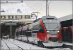 4024 031-9 fhrt als R5631 nach Bludenz und wartet in Lindau Hbf auf die Abfahrtszeit.