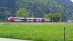 4024 *** als S1 (Telfs-Pfaffenhofen->Rosenheim) bei Rattenberg-Kramsach.(1.5.2012)