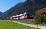 Tolles Herbstwetter an der Mittenwaldbahn......