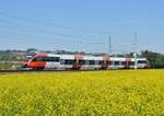 4024 029 passierte am 13.09.2015 ein Rapsfeld bei Wartberg an der Krems!