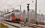 RE5571 mit 4024 023-6 verlässt Lindau Hbf Richtung Bludenz. (14.02.2017)