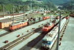 Österreich 1983- ein Hauptgewinn für Eisenbahnfans...so auch das Areal des Innsbrucker Bws.