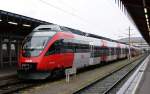 4124 005 und 4124 009 sind soeben aus Deutschkreutz in Wien Sd angekommen, 18.07.2008.