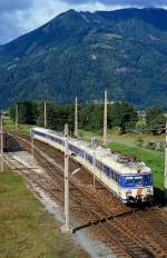 Der ex-Transalpin 4130.03 fährt im August 1981 aus St. Ruprecht bei Villach aus