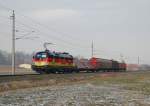 Die 1116 036  EM-Deutschland  habe ich lange nicht gesehen.
Aber am 15.01.2009 ist sie mir mit einem kurzen
Gterzug (54785) in Wartberg/Kr. begegnet.