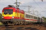 Der Spanien Taurus 1116 232-8 mit IC 2082 Knigsee in Ashausen, am 06,09,09    	