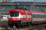 Und zu guter letzt den si-Stier (1116 005) am 11.04.09 am EC 113 in Mnchen Hbf