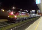 1116 036  Deutschland  am EN 466  Wiener Walzer  Budapest–Zrich im Hbf Wels. [09.05.09]