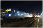 1016 023 war am 28.11.2009 fr den OIC 740 „EurothermenResorts“ von Wien Westbahnhof nach Salzburg Hbf vorgesehen.