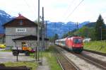 1116 252 schleppt einen OIC die Arlberg-Westrampe hinauf - Braz - 17/10/2012