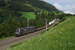 Sommerferien 2016 im Zillertal: Das letzte Bild aus meinen Sommerferien zeigt die 1116 182-7 am 28.07.2016 bei Matrei am Brenner.