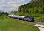 1116 126 mit einem Kesselzug am 04.05.2013 bei Pusarnitz.