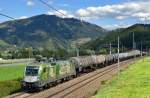 Die Green Point 1016 023 war am 08. September mit einem Güterzug nach Tarvis unterwegs, und wurde von mir in Foirach bei Niklasdorf fotografiert.

