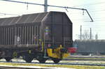 Detail:  Adapterwagen  ÖBB 81 81 4 642 007-5 Siikmms zb. für Triebwagen in Wien - Technisches Service Öbb Jedlersdorf 11.02.2018