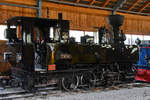 Die Dampflokomotive  Thörl  wurde im Jahr 1893 bei Krauss in Linz gebaut. (Mauterndorf, August 2019)