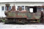 Aller Schilder beraubt steht die Lok im Feld- und Industriebahnmuseum (FIM) in Freiland. Bild vom 28.April 2013.