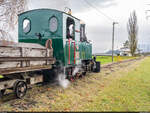 IRR G 2/2 6 / Kriessern Zoll, 25. November 2023<br>
Fotofahrt aus Anlass der bevorstehenden Sperrung der Wiesenrainbrücke für den Bahnbetrieb.