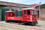 Elektr. Transportwagen 6408 präsentiert sich im Verkehrsmuseum der Wiener Linien. Wien, 10.6.2023